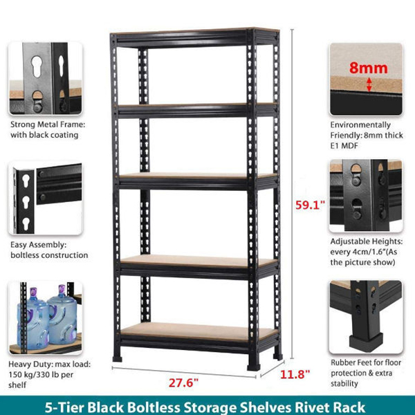 Boltless-storage-Steel-Shelving