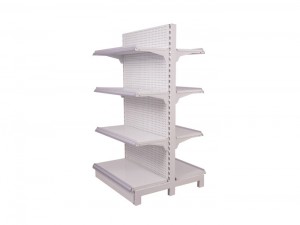 Perforated Back Panel Gondola Display Shelving
