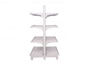 Perforated Back Panel Gondola Display Shelving
