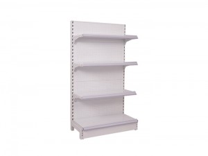 Perforated Back Panel Gondola Display Shelving