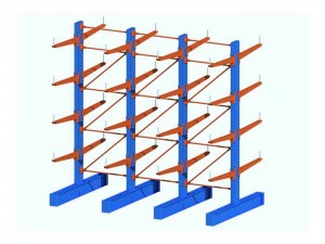 China Cheap price China Steel Pipe Storage Double Side Cantilever Rack