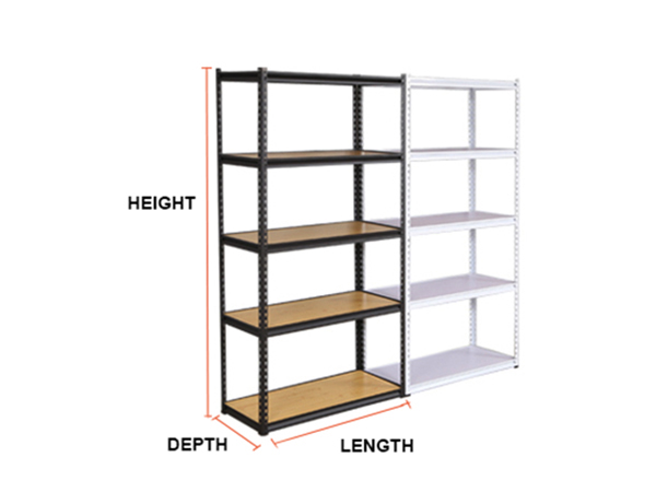 light duty boltless rivet shelves (3)