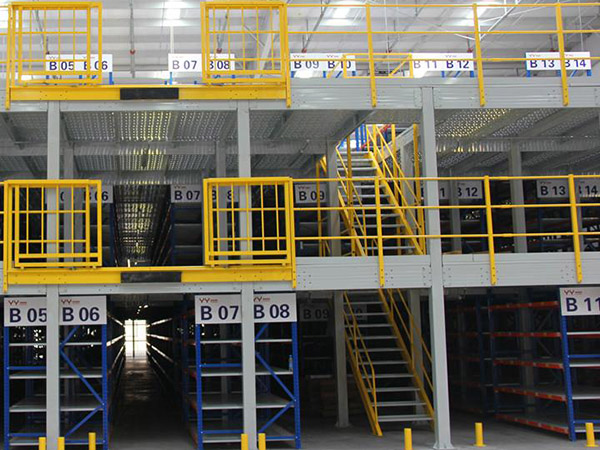 multi level Mezzanine Platform pallet rack