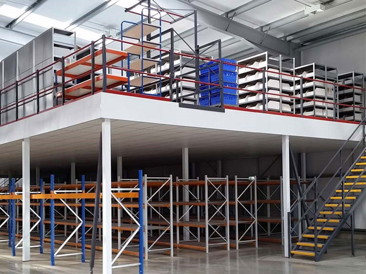 Steel mezzanine floor
