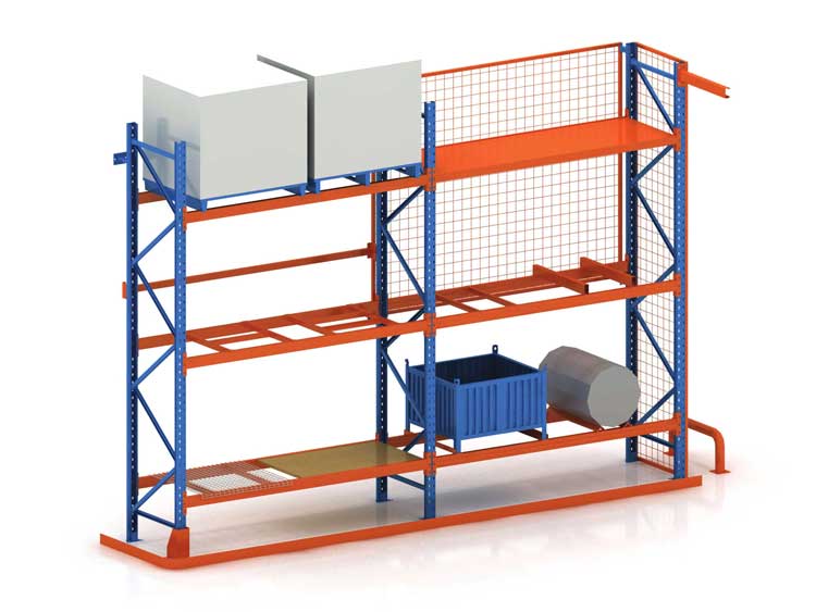 Warehouse heavy duty pallet rack