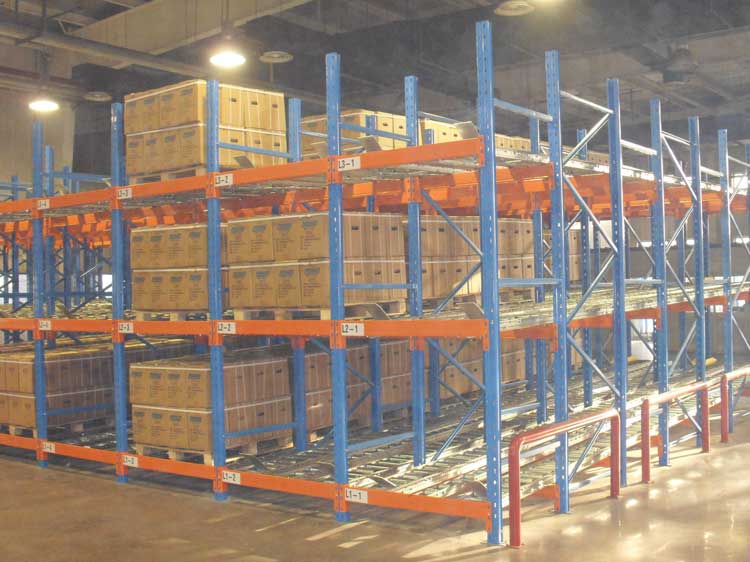 Heavy duty gravity racks