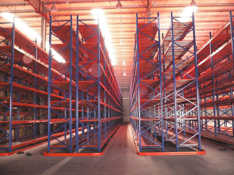 What are the similarities and differences between very narrow aisle racks and beam racks?