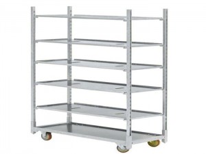 Wire Mesh Flower Trolley Display Flower Cart